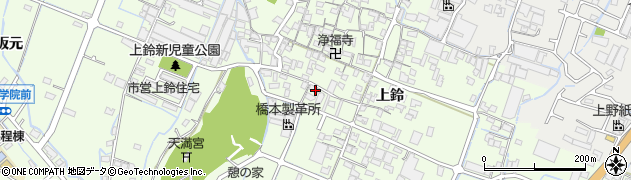 兵庫県姫路市四郷町上鈴226周辺の地図