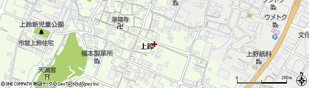 兵庫県姫路市四郷町上鈴28周辺の地図