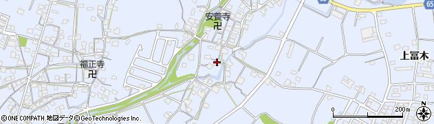兵庫県加古川市志方町上冨木700周辺の地図