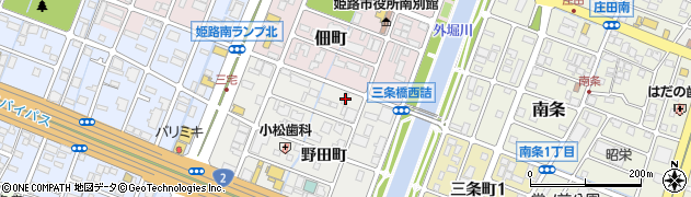 兵庫県姫路市飾磨区野田町101周辺の地図