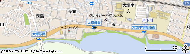 大塚鎌倉周辺の地図