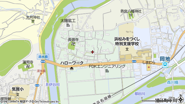 〒431-1302 静岡県浜松市浜名区細江町広岡の地図