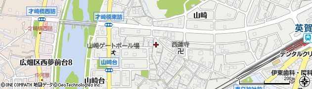 兵庫県姫路市飾磨区山崎557周辺の地図