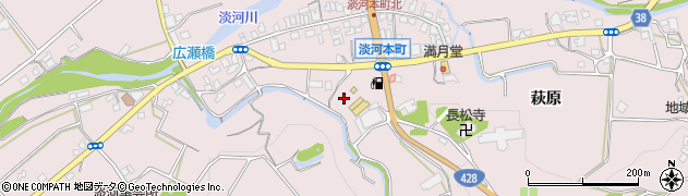 道の駅淡河周辺の地図