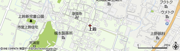 兵庫県姫路市四郷町上鈴292周辺の地図