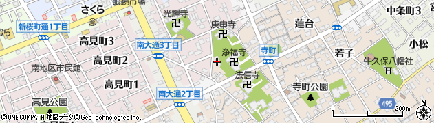 愛知県豊川市牛久保町光輝前周辺の地図