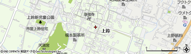 兵庫県姫路市四郷町上鈴220周辺の地図