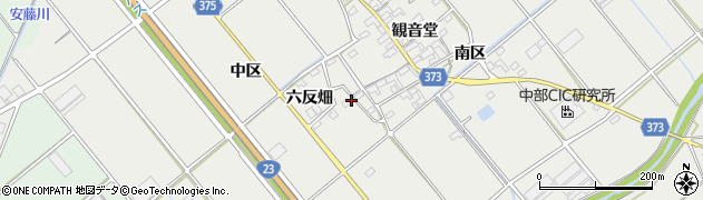 愛知県豊川市御津町上佐脇観音堂22周辺の地図