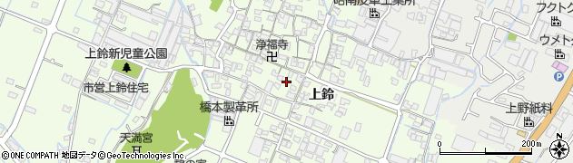 兵庫県姫路市四郷町上鈴219周辺の地図
