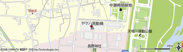 ヤマハ発動機株式会社　中瀬工場周辺の地図