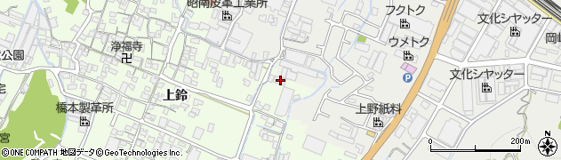 兵庫県姫路市四郷町上鈴313周辺の地図