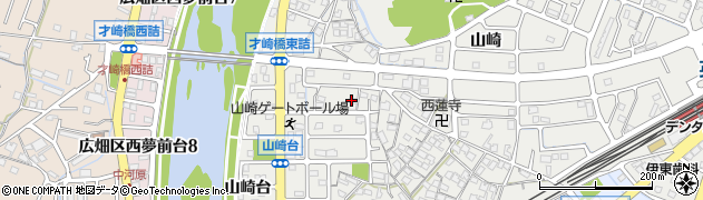 兵庫県姫路市飾磨区山崎573周辺の地図