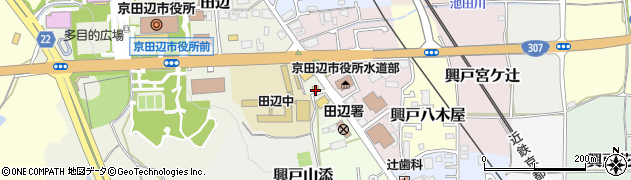 大阪王将 京田辺店周辺の地図
