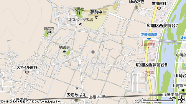 〒671-1104 兵庫県姫路市広畑区才の地図