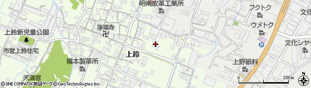 兵庫県姫路市四郷町上鈴295周辺の地図