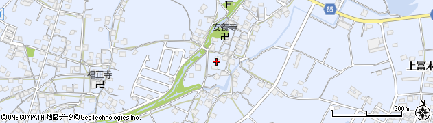 兵庫県加古川市志方町上冨木713周辺の地図