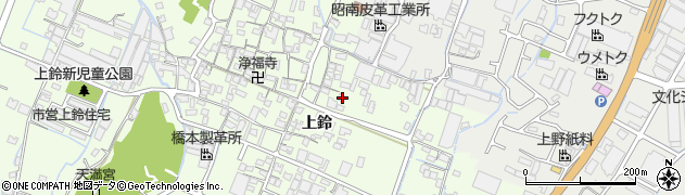 兵庫県姫路市四郷町上鈴294周辺の地図