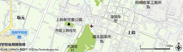 兵庫県姫路市四郷町上鈴1周辺の地図