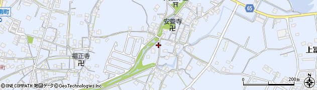 兵庫県加古川市志方町上冨木690周辺の地図