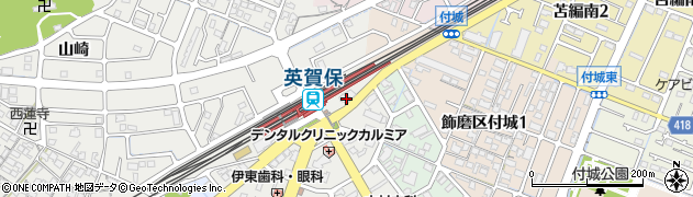 兵庫県姫路市飾磨区山崎133周辺の地図