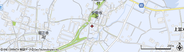 兵庫県加古川市志方町上冨木706周辺の地図