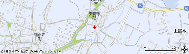 兵庫県加古川市志方町上冨木714周辺の地図