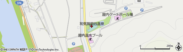 和気鵜飼谷温泉屋外テニス場周辺の地図