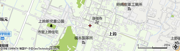 兵庫県姫路市四郷町上鈴209周辺の地図