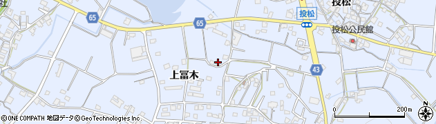 兵庫県加古川市志方町上冨木182周辺の地図