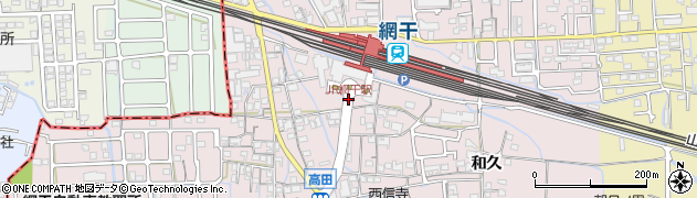 JR網干駅周辺の地図
