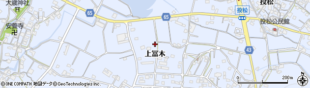 兵庫県加古川市志方町上冨木200周辺の地図