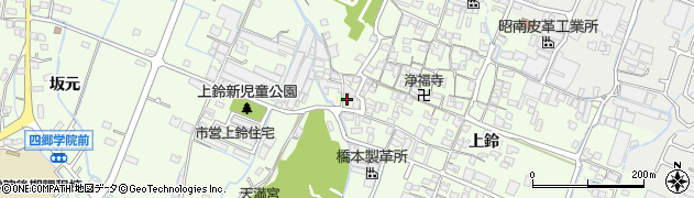 兵庫県姫路市四郷町上鈴231周辺の地図