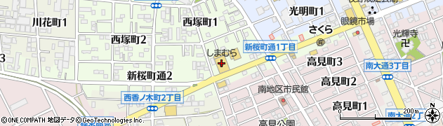 ファッションセンターしまむら豊川店周辺の地図