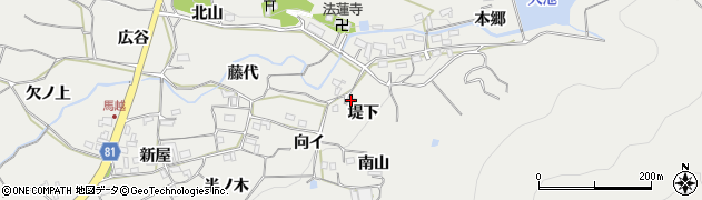 愛知県豊橋市石巻本町（堤下）周辺の地図