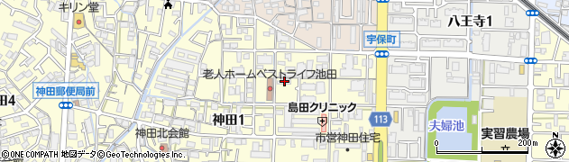 グループホームポプラ神田周辺の地図