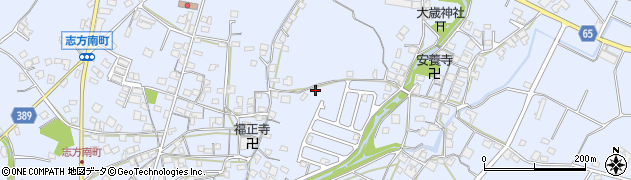 兵庫県加古川市志方町上冨木635周辺の地図