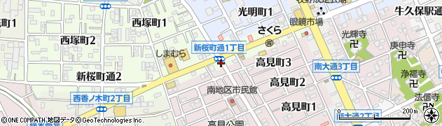 新桜町通１周辺の地図