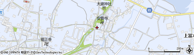 兵庫県加古川市志方町上冨木710周辺の地図