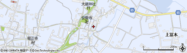 兵庫県加古川市志方町上冨木735周辺の地図