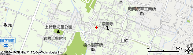 兵庫県姫路市四郷町上鈴213周辺の地図