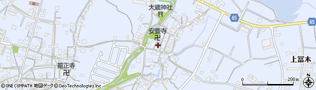 兵庫県加古川市志方町上冨木725周辺の地図