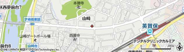兵庫県姫路市飾磨区（山崎）周辺の地図