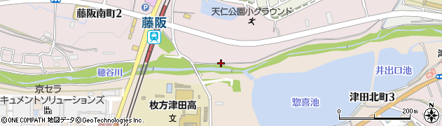 富津橋周辺の地図