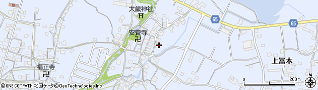 兵庫県加古川市志方町上冨木736周辺の地図