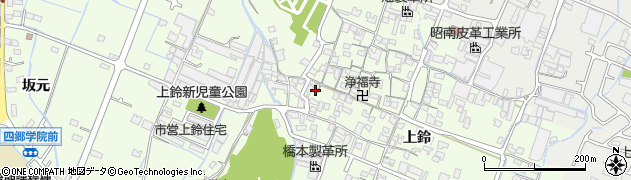 兵庫県姫路市四郷町上鈴212周辺の地図