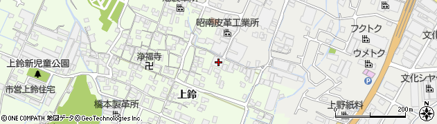 兵庫県姫路市四郷町上鈴324周辺の地図