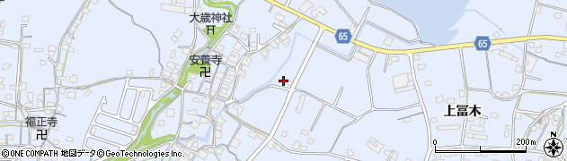 兵庫県加古川市志方町上冨木313周辺の地図