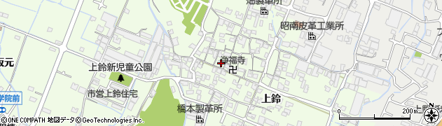 兵庫県姫路市四郷町上鈴143周辺の地図