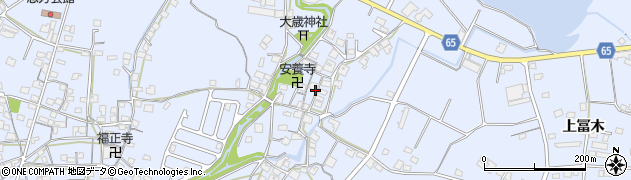 兵庫県加古川市志方町上冨木730周辺の地図