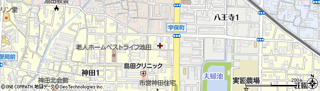 池田サービス周辺の地図